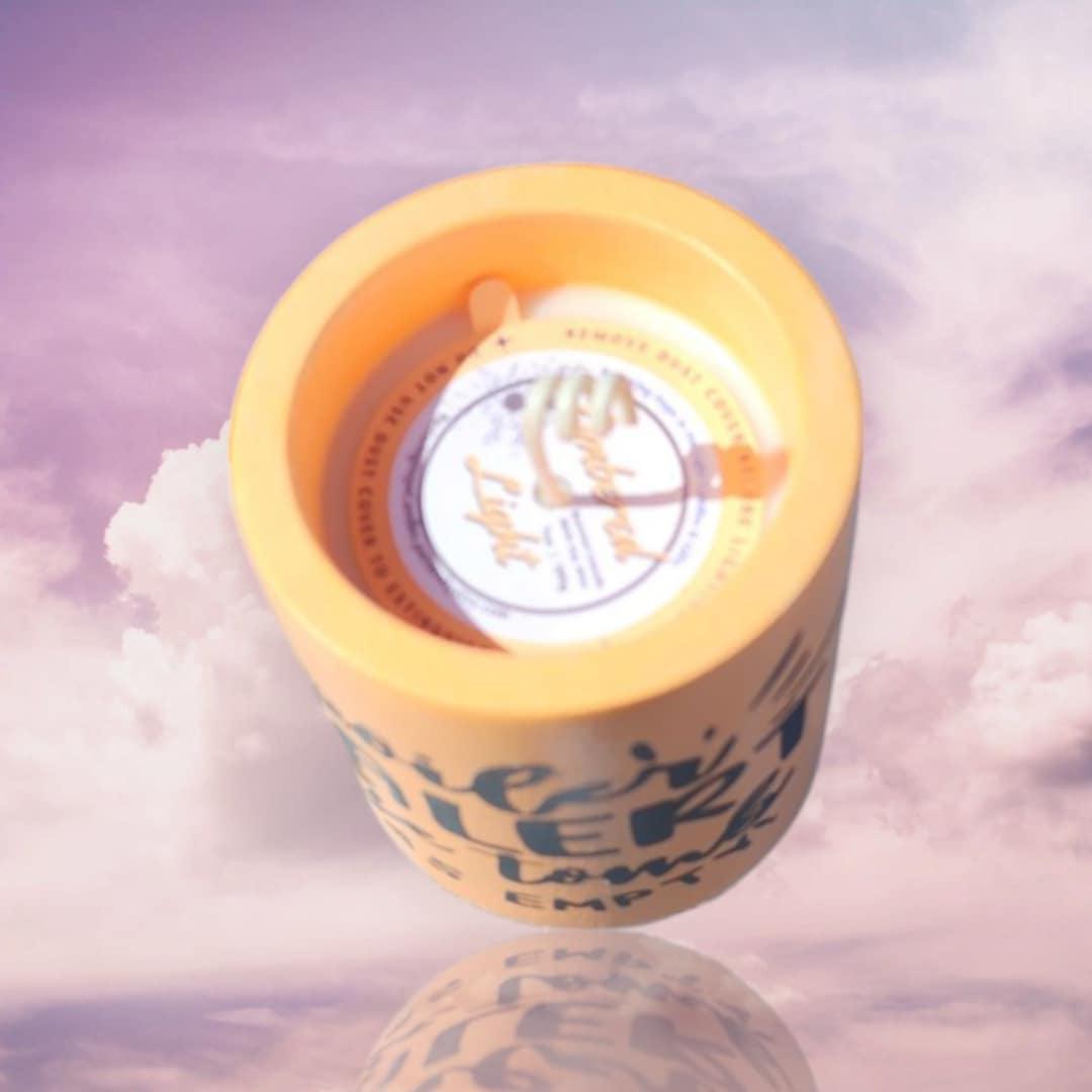 Spoiler Alert: The Tomb Was Empty! Hand-Poured Concrete Candle | Orange Cream | Embered Light Scent | Easter Decor | Religious Gift