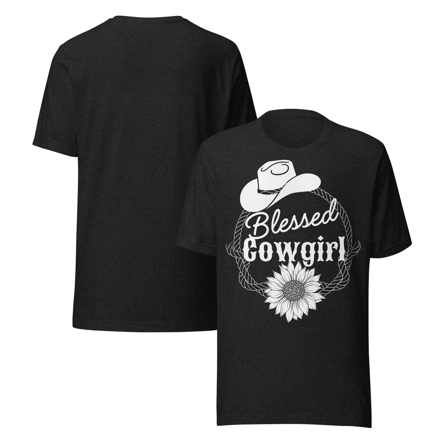 Blessed Cowgirl Western Christian T-Shirt